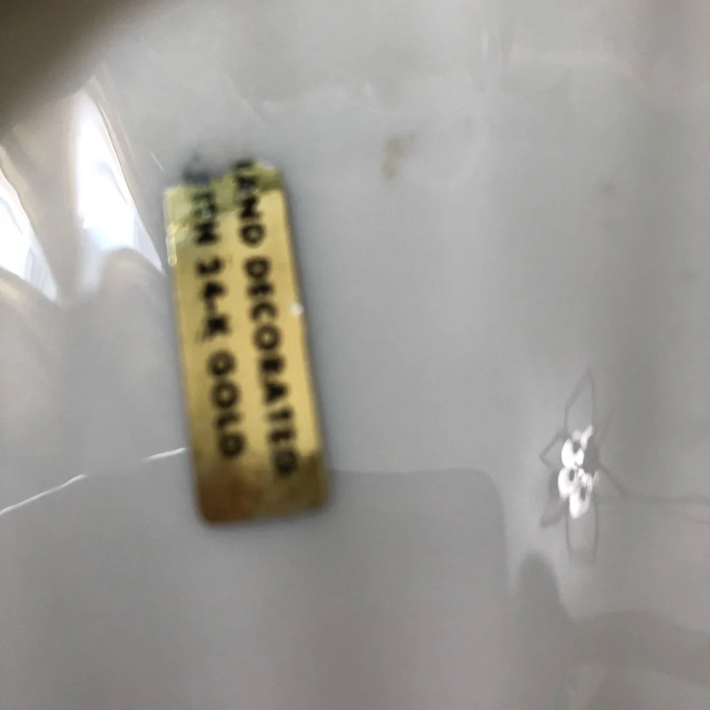 Lenox China Gold Rimmed Cream Dish‎